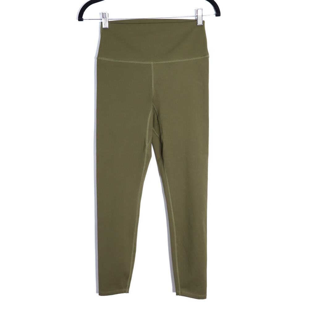 VARLEY Whitley 7/8 Leggings Olive Night High Rise Yoga Active Women's M